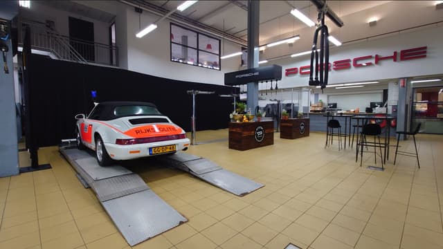 Pipe & drape bij een evenement